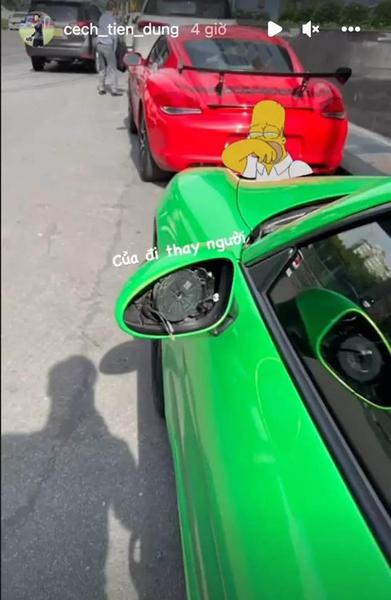 Thủ môn Bùi Tiến Dũng "bật khóc" vì chiếc Porsche 718 Cayman bị trộm mất gương