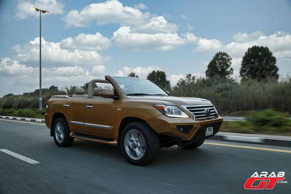 Lexus LX570 phiên bản mui trần với cấu hình 5 chỗ ngồi cực độc đáo