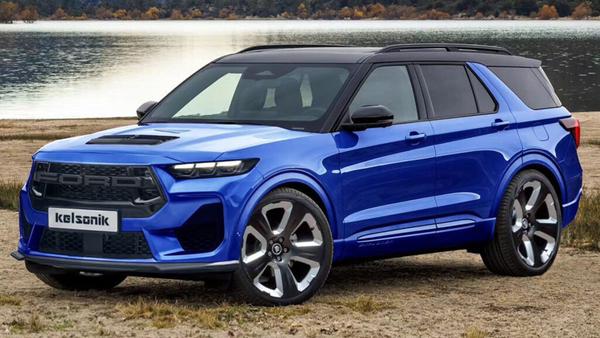 Ford Explorer 2025 với phong cách Mustang