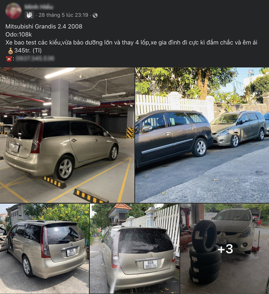 "Huyền thoại" Mitsubishi Grandis xuất hiện trên sàn xe cũ với giá chỉ hơn 300 triệu đồng