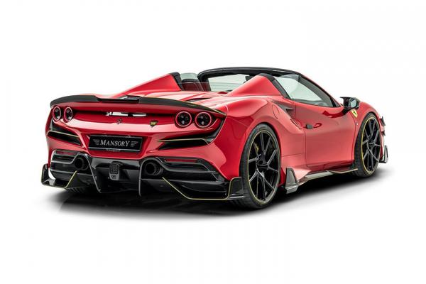 Ngắm Ferrari F8 Spider bản độ Mansory mạnh 880 mã lực