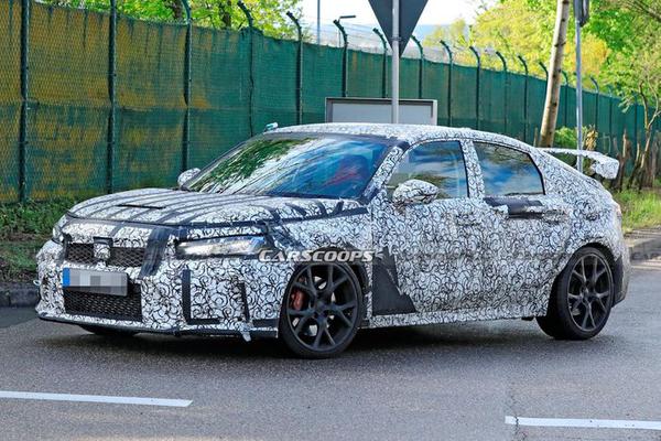Honda Civic Type R 2022 lộ ảnh chạy thử nghiệm, dự đoán sẽ dùng động cơ hybrid