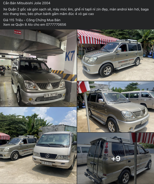 Mitsubishi Jolie 18 năm tuổi rao bán với giá chỉ hơn 100 triệu đồng