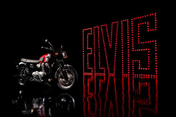 Chiêm ngưỡng Triumph Bonneville T120 phiên bản tri ân huyền thoại Elvis Presley