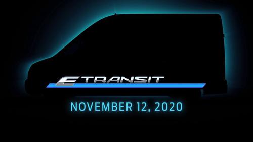 Xe tải điện Ford E-Transit ra mắt vào 12/11 sắp tới