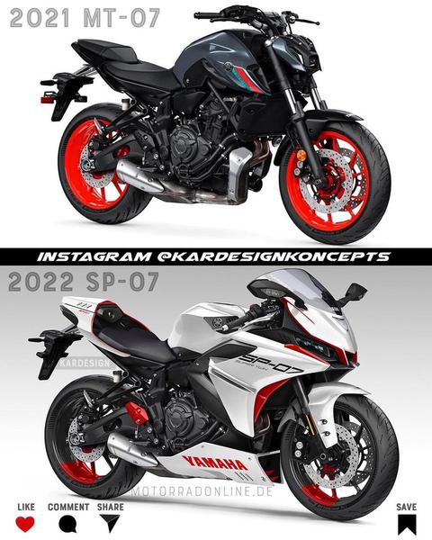 Mẫu xe Yamaha R7 chính thức được lộ diện