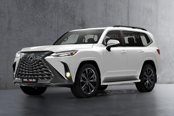 Lexus LX thế hệ mới với thiết kế hoàn toàn mới qua ảnh dựng
