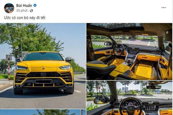 Ngắm siêu phẩm SUV Lamborghini Urus S hơn 16 tỷ của Huấn Hoa Hồng