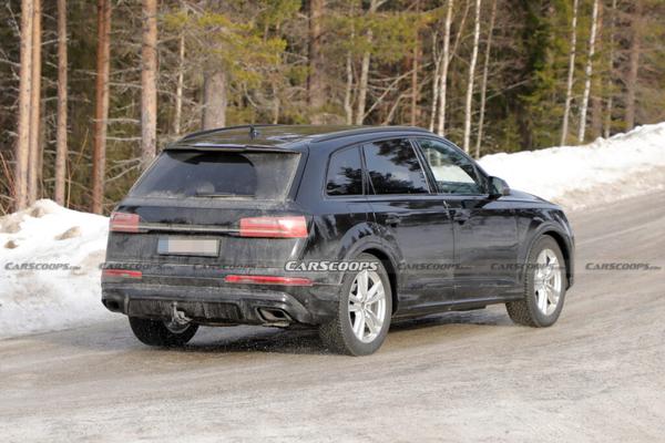 Audi Q7 2024 bản facelift lộ diện hoàn toàn trong ảnh chạy thử