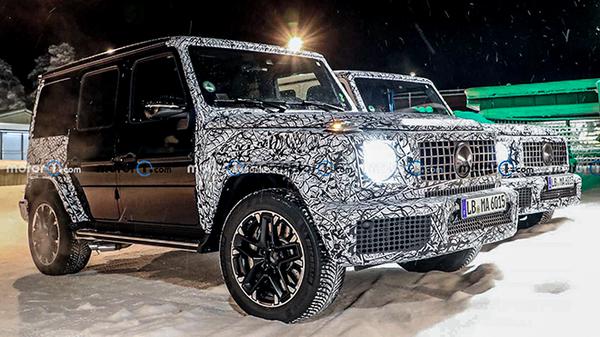 Phát hiện Mercedes-AMG G63 chạy thử với ngoại hình ngụy trang kín đáo