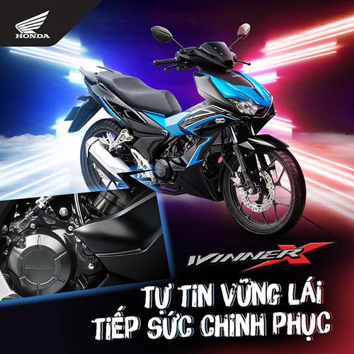 Doanh số của dòng xe Honda Winner X liên tục tăng trưởng