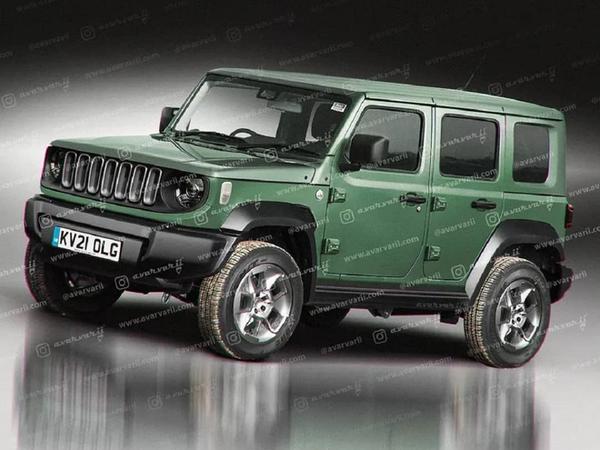 Lộ diện ảnh phác thảo của chiếc Jeep SUV chạy điện cỡ nhỏ