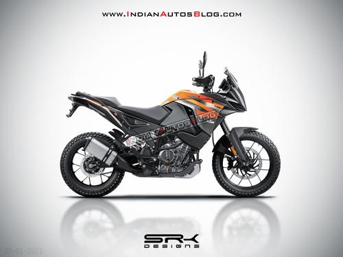 Những hình ảnh về thiết kế dự kiến của KTM 490 Adventure