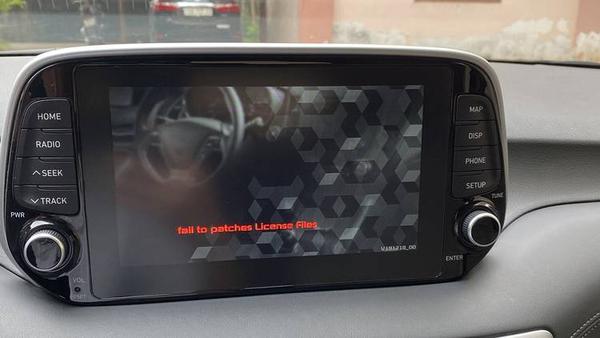 Lỗi bản đồ Navitel trên Hyundai Tucson 2021
