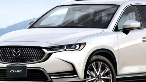 Mazda CX-80 mới sẽ dùng động cơ 6 xi lanh với nhiều trang bị cao cấp