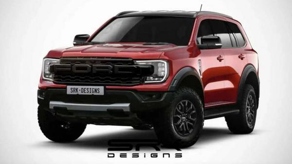 Xem trước ảnh phác thảo Ford Everest Raptor thế hệ mới