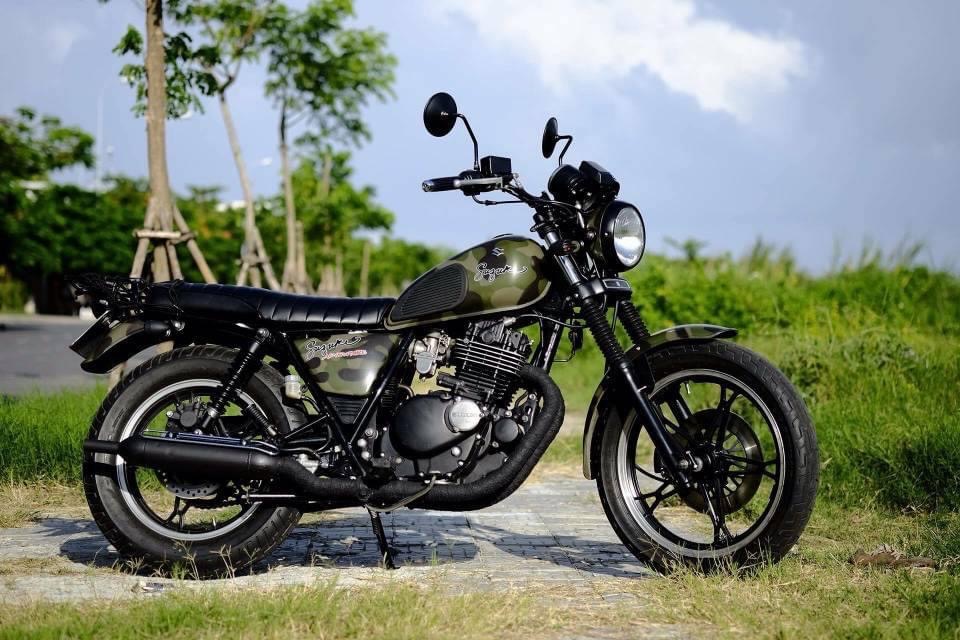 Suzuki GN250 độ thành ngựa chiến Suzuki Adventure