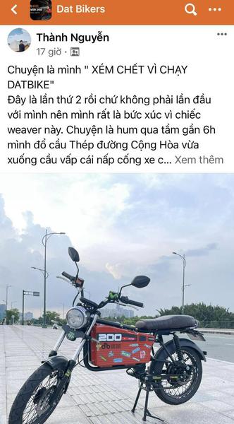 Dat Bike bị phản ánh vì lỗi động cơ xe Weaver 200