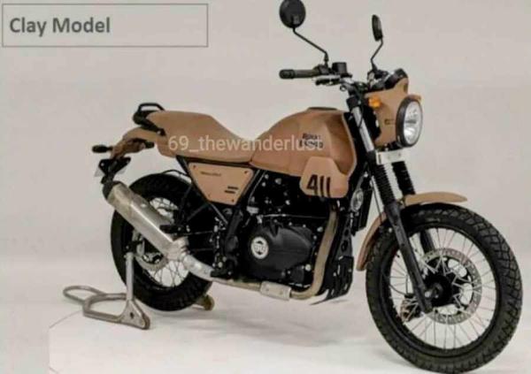 Hình ảnh mẫu Royal Enfield Himalayan 411 đang được chạy thử nghiệm trên đường phố Ấn Độ?