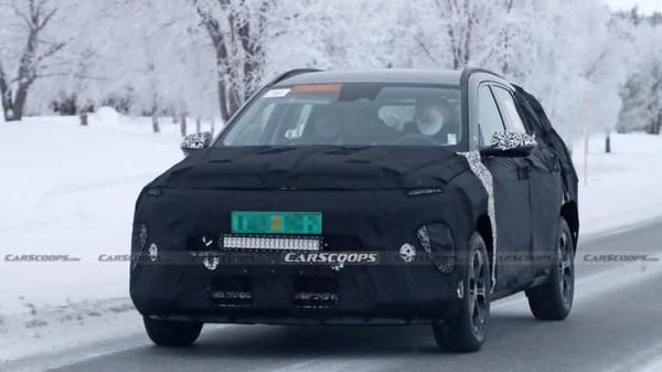 Hyundai Kona 2024 chạy thử nghiệm trên đường, nhiều khả năng có biến thể mới