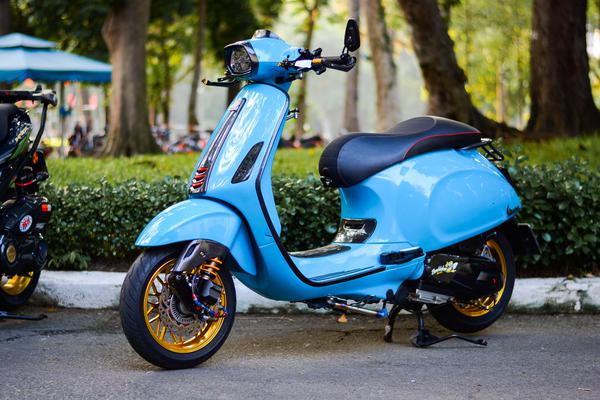 Ngắm Vespa Sprint với gói độ hơn 300 triệu đồng