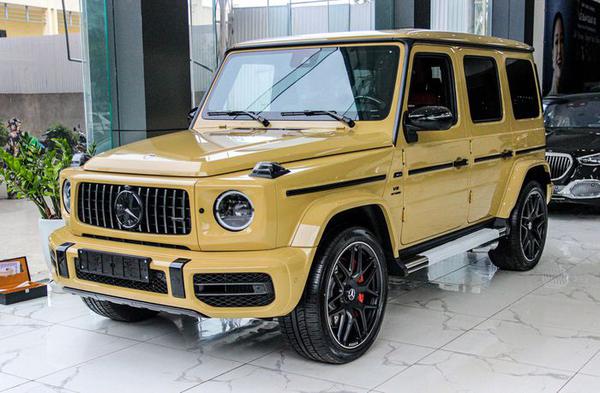 Chi tiết Mercedes-AMG G63 màu vàng cát hàng hiếm tại Việt Nam