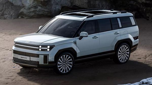 Huyndai SantaFe 2024 lộ diện với thiết kế giống Range Rover