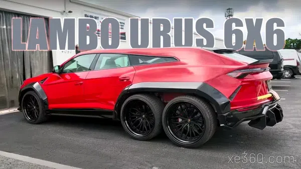 "Quái vật" 6 bánh Lamborghini Urus khiến các mẫu SUV hạng sang khác trở nên tầm thường
