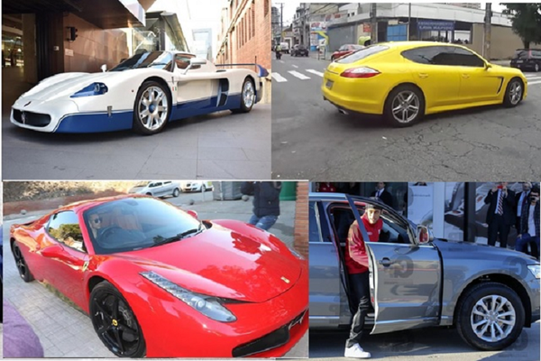 Dàn siêu xe triệu đô của Neymar