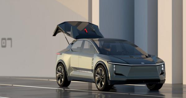 Toyota trình diễn Toyota FT-3e phiên bản concept với thiết kế vuông vức của Tesla Cybertruck