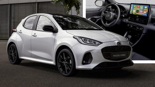 Mazda2 Hybrid 2024 được làm mới để phân biệt với Toyota Yaris Twin