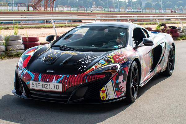 McLaren 650S Spider thay đổi vẻ ngoài nhờ vào decal tại TP.HCM