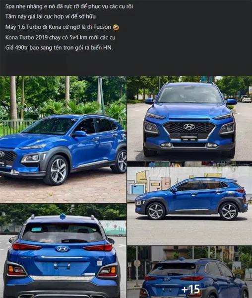 Hyundai Kona 2019 cũ hiện có giá cực tốt