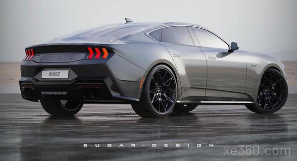 Siêu phẩm Ford Mustang S650 2024 phiên bản 4 cửa sẽ trông như thế nào?