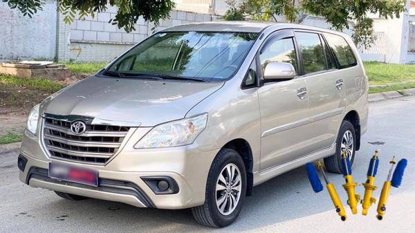 Nâng cấp phuộc cho Innova 2015