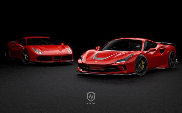 Khám phá Ferrari F8 Tributo với gói độ hầm hố lấy cảm hứng từ chiến đấu cơ