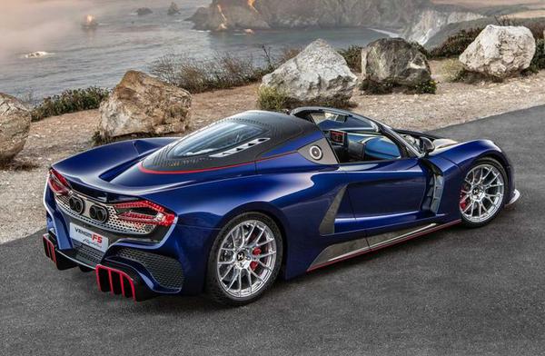 Siêu xe mui trần Hennessey Venom F5 Roadster mạnh hơn 1.800 mã lực