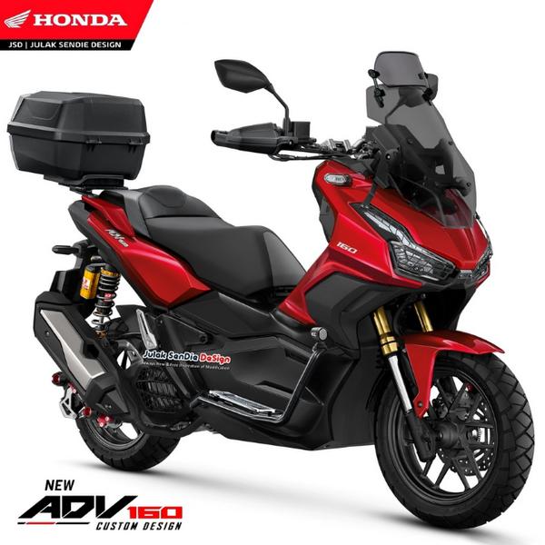 Honda ADV160 sắp ra mắt với ngoại hình hầm hố, trang bị hiện đại
