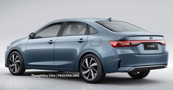 Lộ diện thiết kế của Toyota Vios 2023