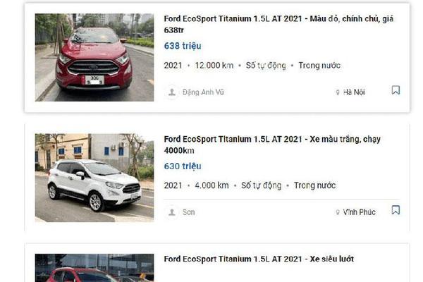 Điểm qua loạt SUV đô thị cũ được tìm kiếm nhiều nhất tại Việt Nam