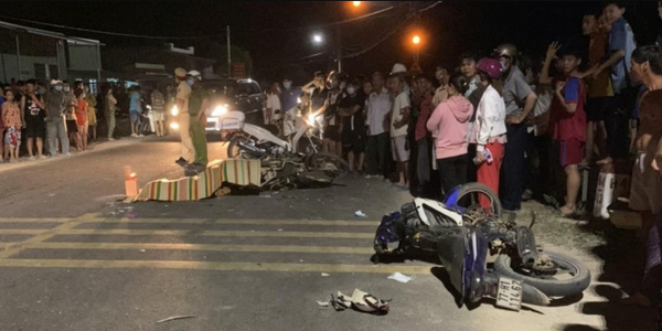 Hai xe máy tông nhau trên QL19C khiến 1 người tử vong