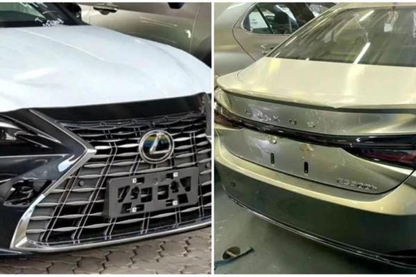 Lexus ES 2025 bất ngờ 'lộ hàng' thực tế trên đường vận chuyển