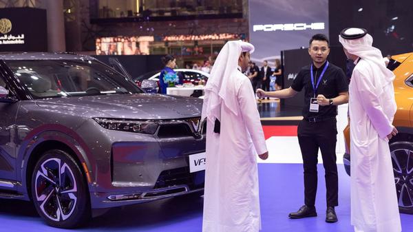 VinFast trình làng 4 mẫ ô tô điện tại Geneva International Motor Show Qatar 2023