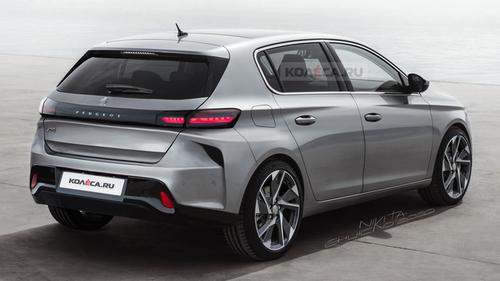 Lộ diện ảnh phác thảo của Peugeot 308 đời 2021 với nhiều chi tiết mới lạ