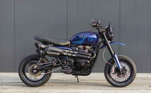 Bản độ tuyệt đẹp từ Triumph Scrambler 1200 XE lên Supermoto