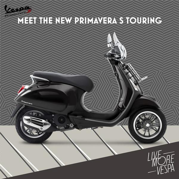 Vespa Primavera S 150 bổ sung phiên bản Touring mới đầy tính năng tiện ích