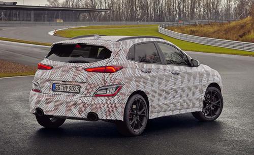 Hyundai Kona N lộ diện thông số kỹ thuật trước thềm ra mắt
