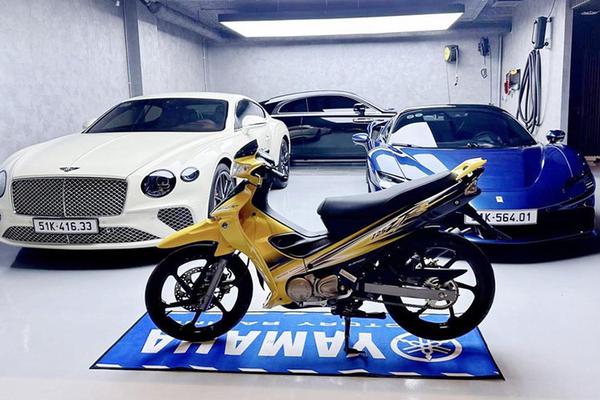 Được tặng Yamaha 125ZR có giá hơn 200 triệu đồng,Cường Đô La đăng tải lên mạng trong ngày sinh nhật của mình