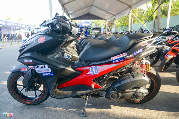 Chi tiết mẫu xe Yamaha NVX 155 phiên bản đua tại thị trường Việt Nam