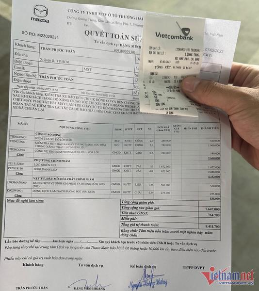 Bị đổ nhầm dầu vào xe xăng, chủ xe Mazda sửa mất gần chục triệu